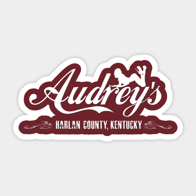 Audrey's - Harlan County, Kentucky Sticker by inesbot